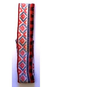 Fair isle soft warm fleece headband earwarmer